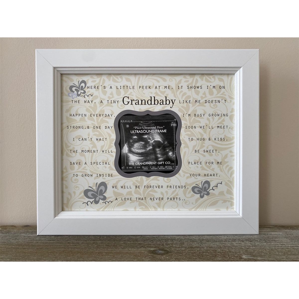 Little Grandbaby Ultrasound Frame for Grandparents 8x10