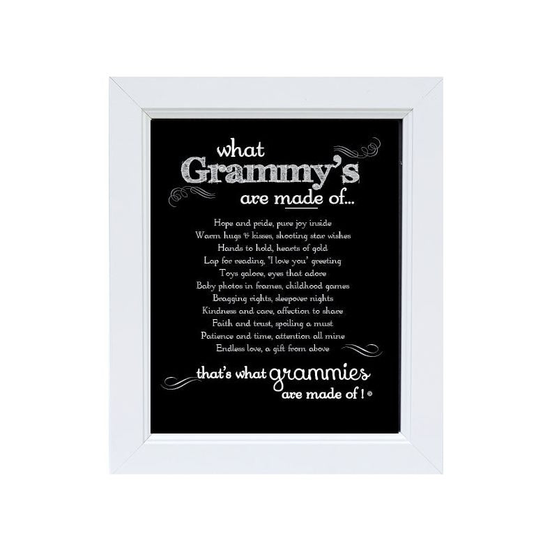 Grandma Frame: Grandma Made of Poem Personalized