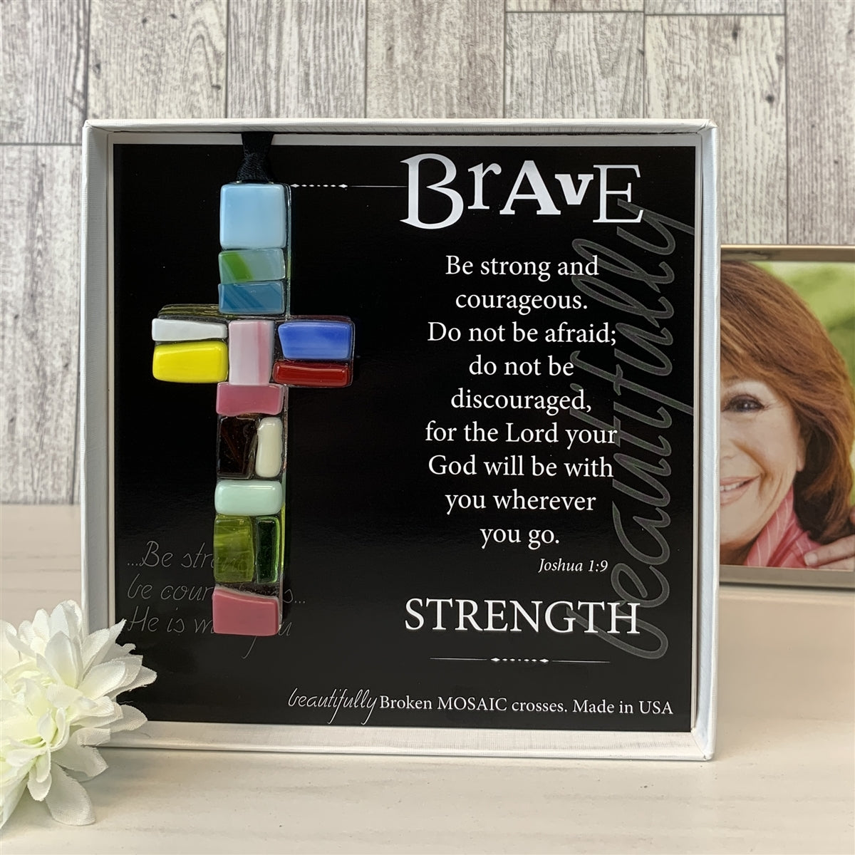 Brave Cross in gift box.