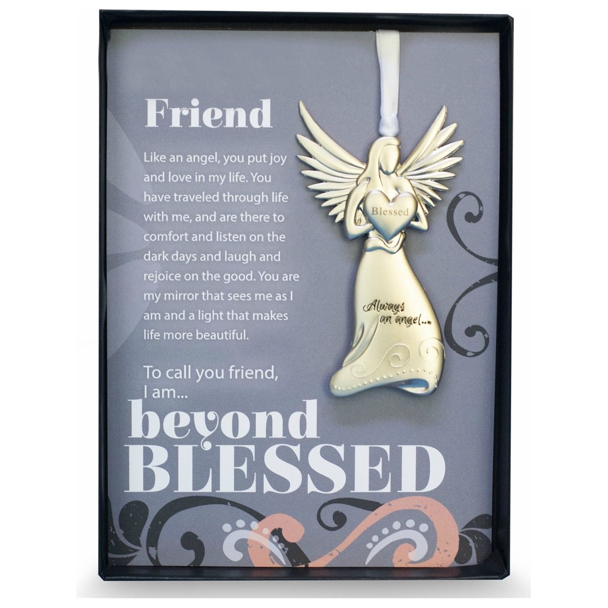 Thoughtful Women to Women Friend Gift Angel and Sentiment Card