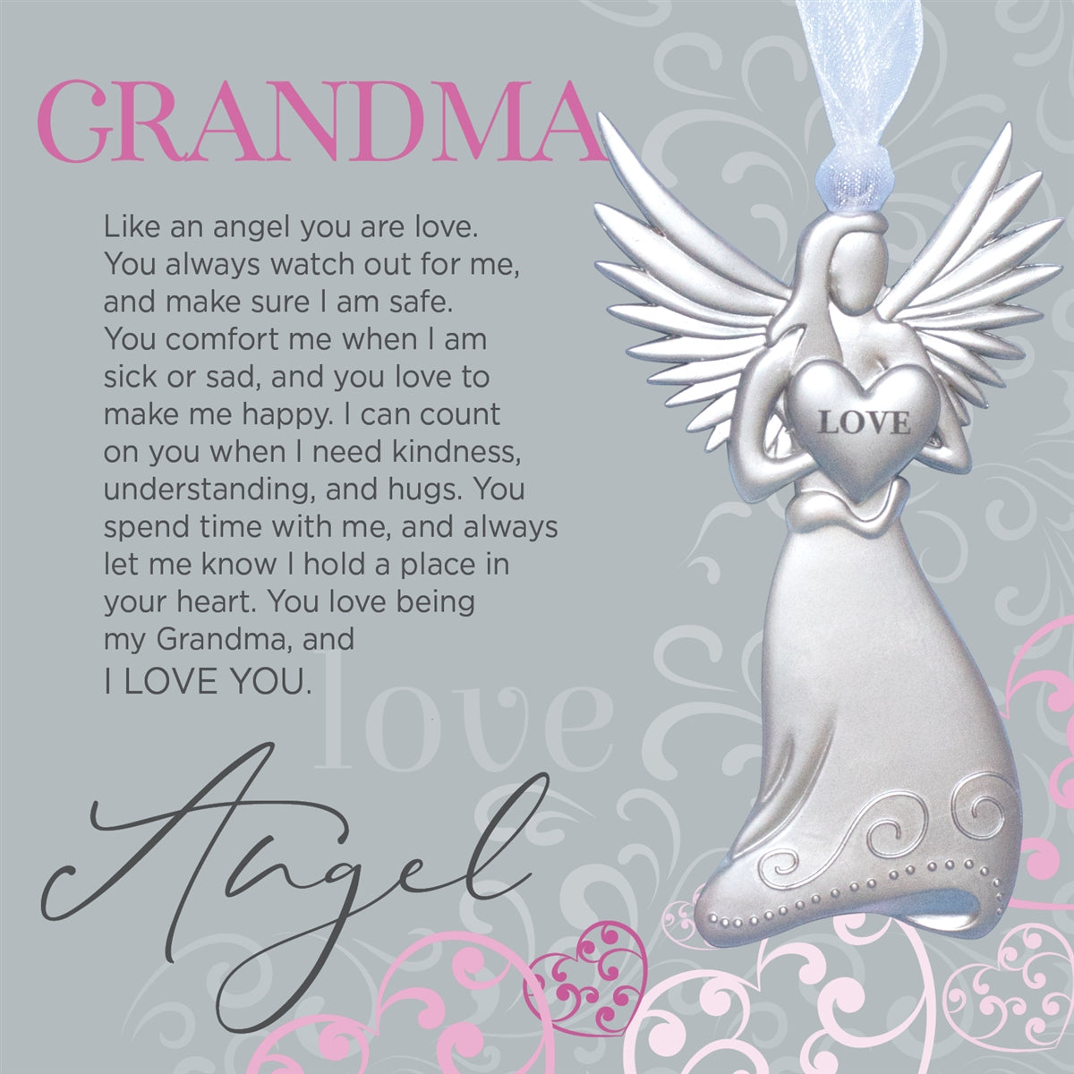 Love Grandma Gift Angel Ornament
