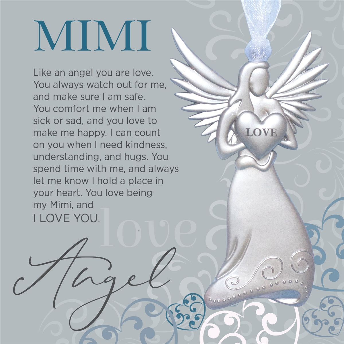 Love Mimi Gift Angel Ornament