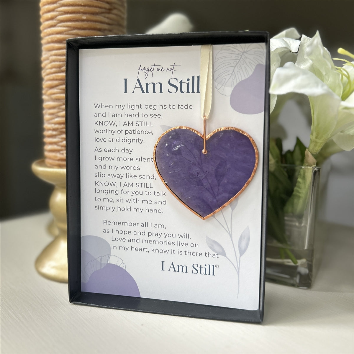 Alzheimer/Dementia Family Support Gift: I am still Stained