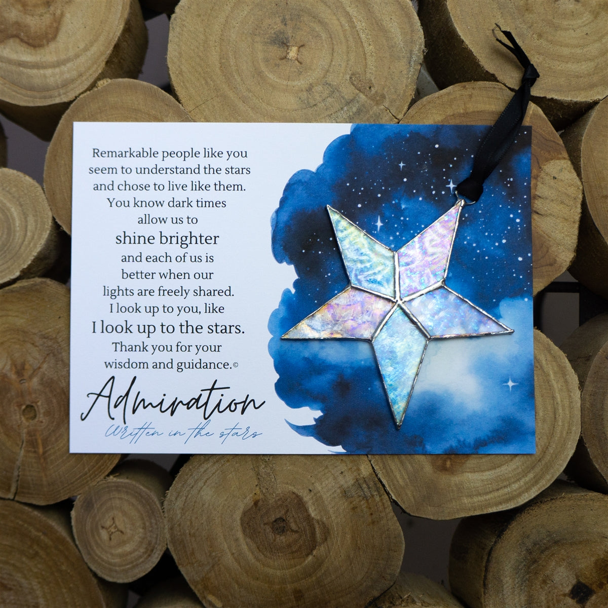 Written in the Stars: Admiration Handmade Glass Star